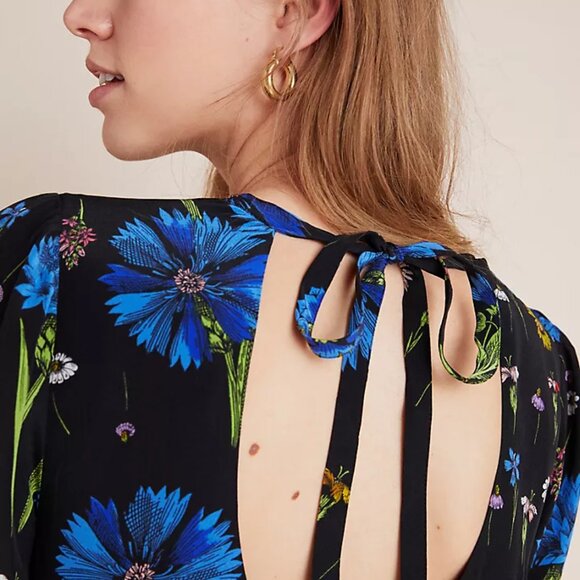 NWT Anthropologie Maeve Lucinda Silk Tunic Dress - Size Medium - Picture 2 of 8